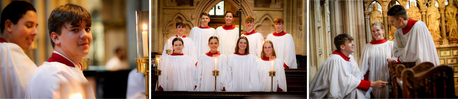 Choral Scholars chatting