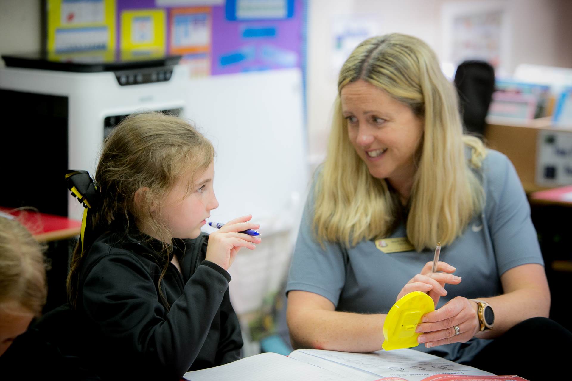 Ruth Forbes with pupil