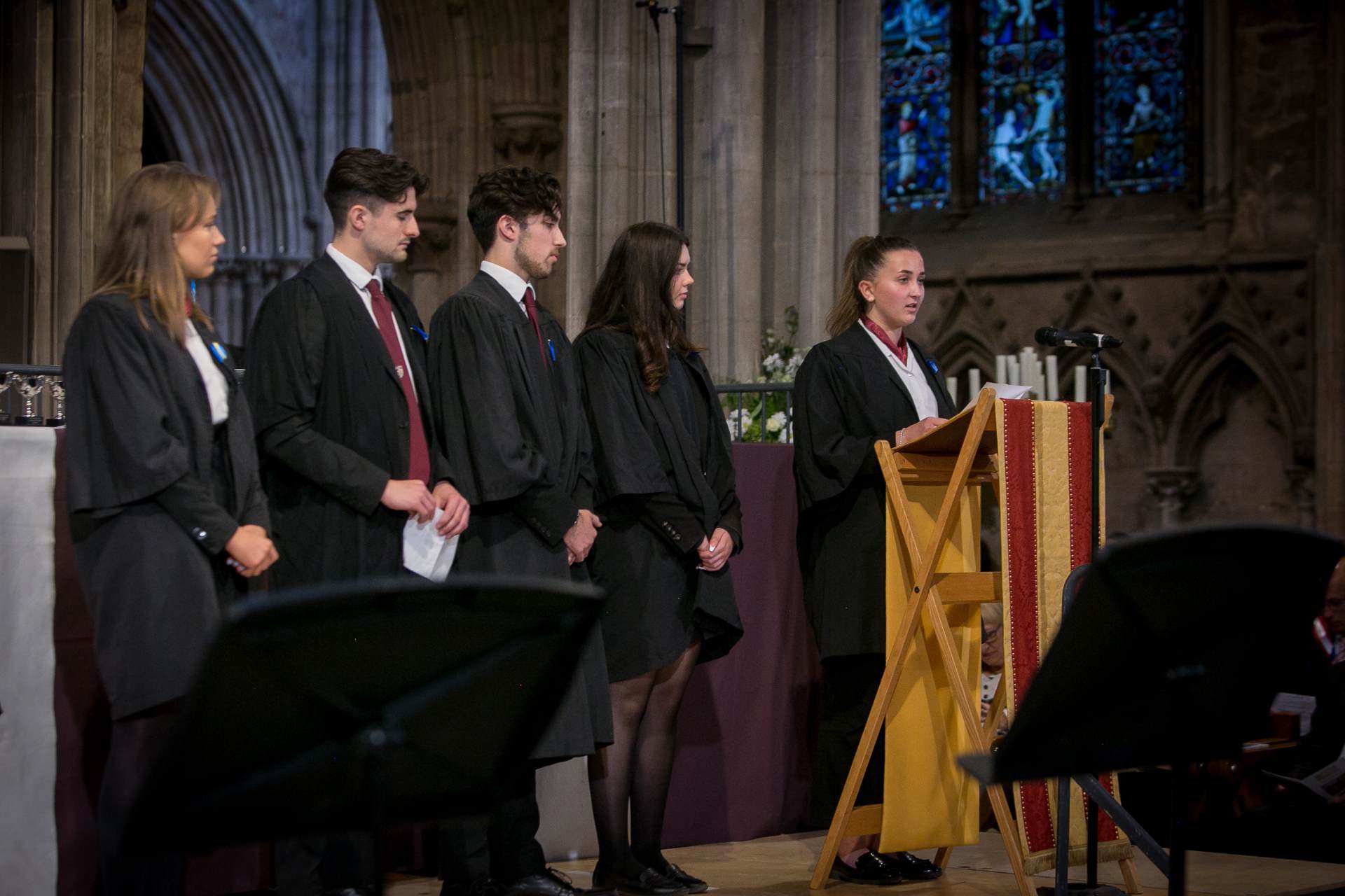 Sixth Form in Cathedral