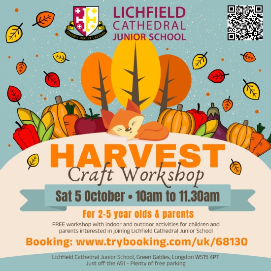 Harvest Craft Workshop for 2-5 year olds