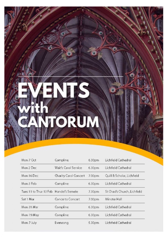 Busy programme for Cantorum