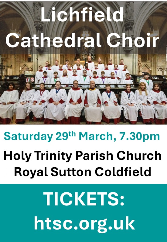 Cathedral Choir concert in Sutton Coldfield