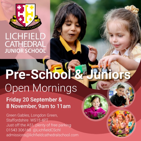 Junior Open Morning Fri 20 Sept