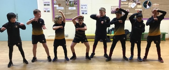 Year 4 boys embrace the haka